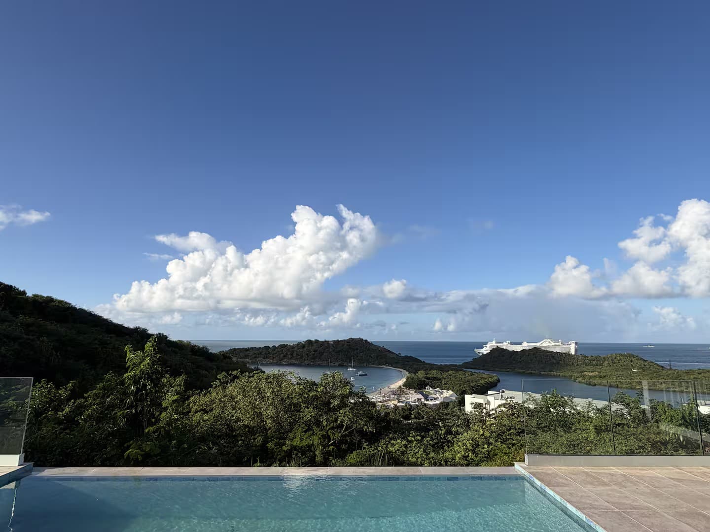Crystal clear Caribbean waters at Jolly Harbour